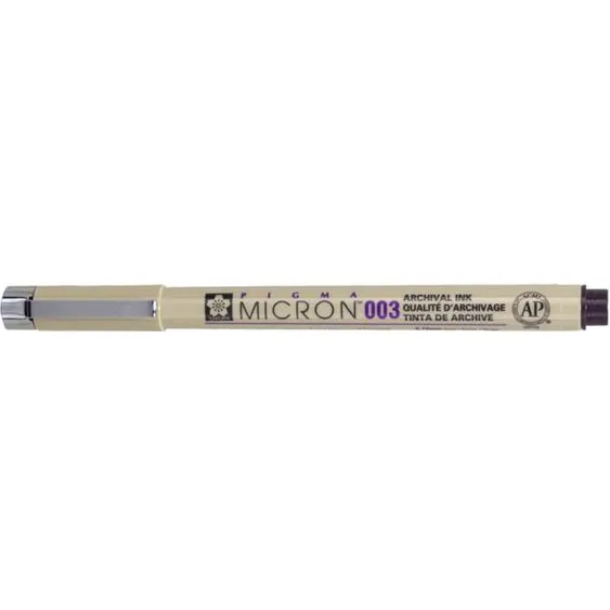 Sakura Fineliner Sakura Pigma Micron 003 0.15mm zwart