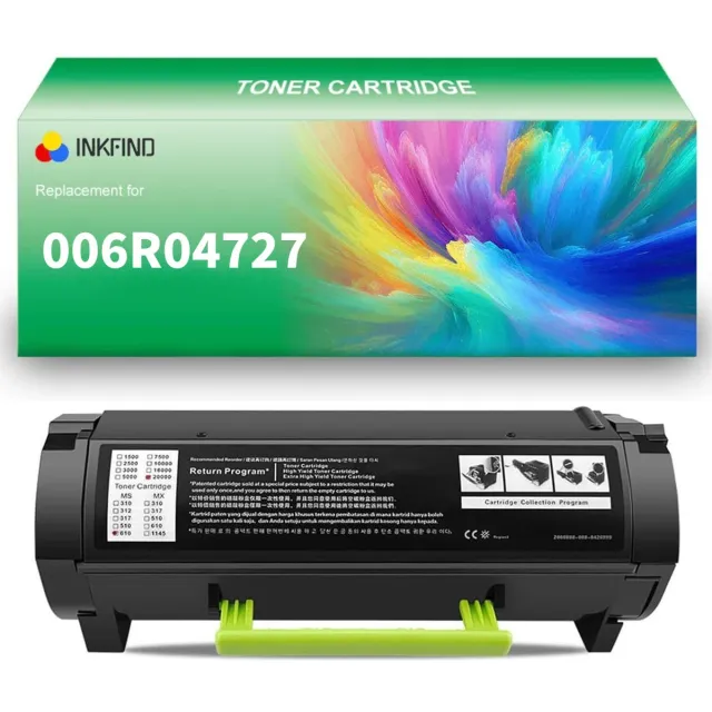 INKFIND 006R04727 Zwart tonercartridge compatibel met Xerox 006R04727 Zwart geschikt voor Xerox B410/ VersaLink B415 - 1-pack Zwart XXL Zwart x 1