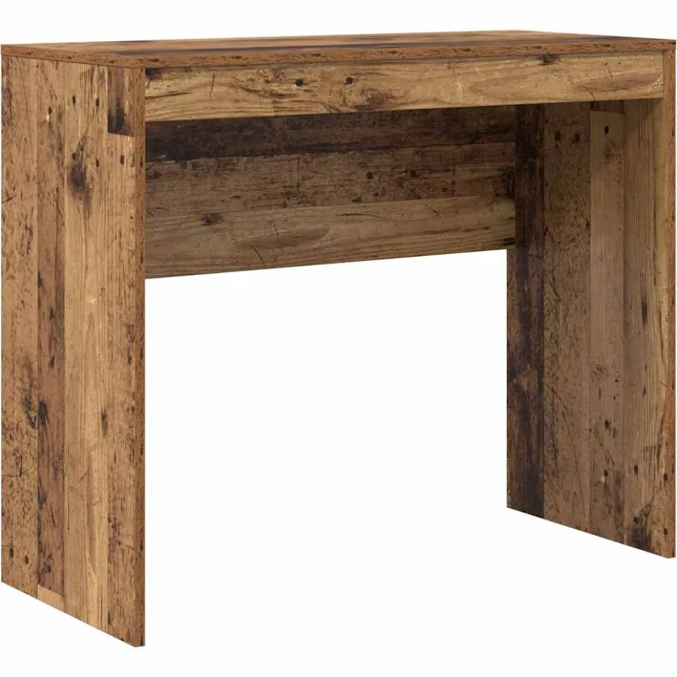 vidaXL Bureau Oudhout 90 x 40 x 76 cm Bruin