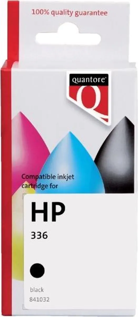 Quantore Inktcartridge quantore hp 336 c9362ee zwart | 1 stuk