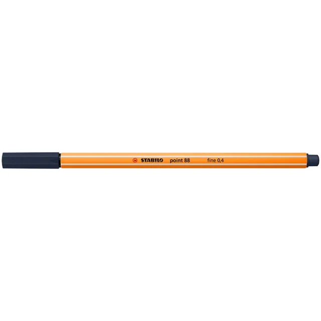 Stabilo point 88 fineliner, payne's grijs