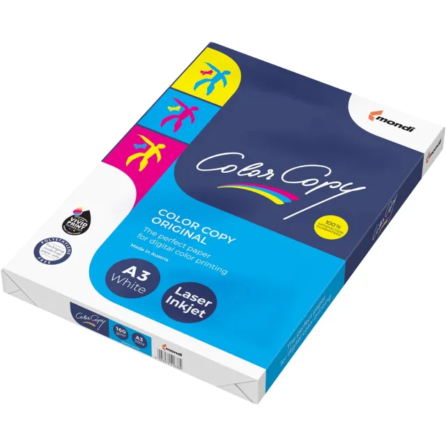 Color Copy printpapier ft A3, 160 g, pak van 250 vel wit