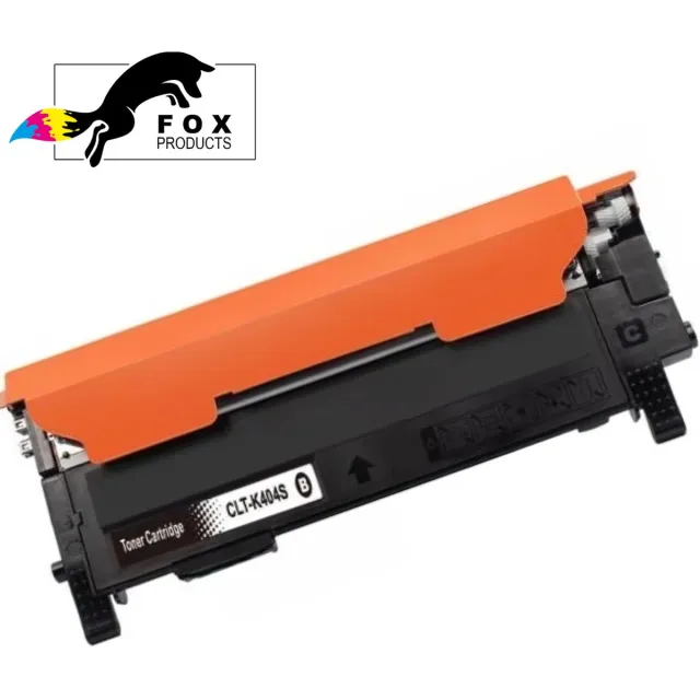FoxProducts CLT-404S / CLT-P404 - zwart black Geschikt voor Samsung SL C430, C430W, C430W, C480, C480FN, C480FW, C480W, Samsung Xpress C480, C480FN, C480FW, C480W, C430, C430WCLT-K404S- CLT-C404S, CLT-M404S en CLT-Y404S