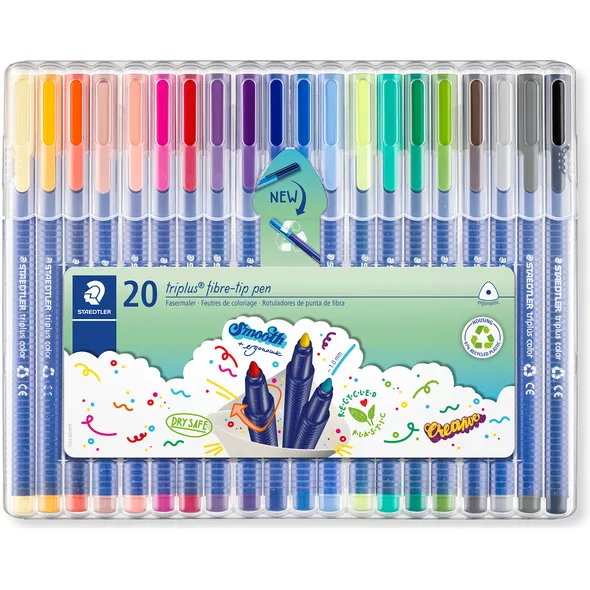 Staedtler Kleurstift Staedtler 323 Triplus color à 20 kleuren