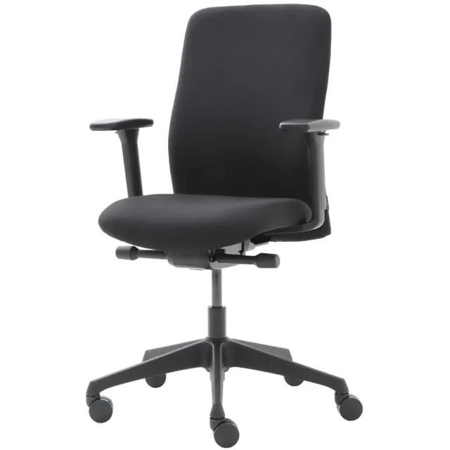Game Hero Office Hero® Pharaoh Ergonomische Bureaustoel - Bureaustoelen voor Volwassenen - Verstelbaar - Zwart - Stof - Gemonteerd geleverd