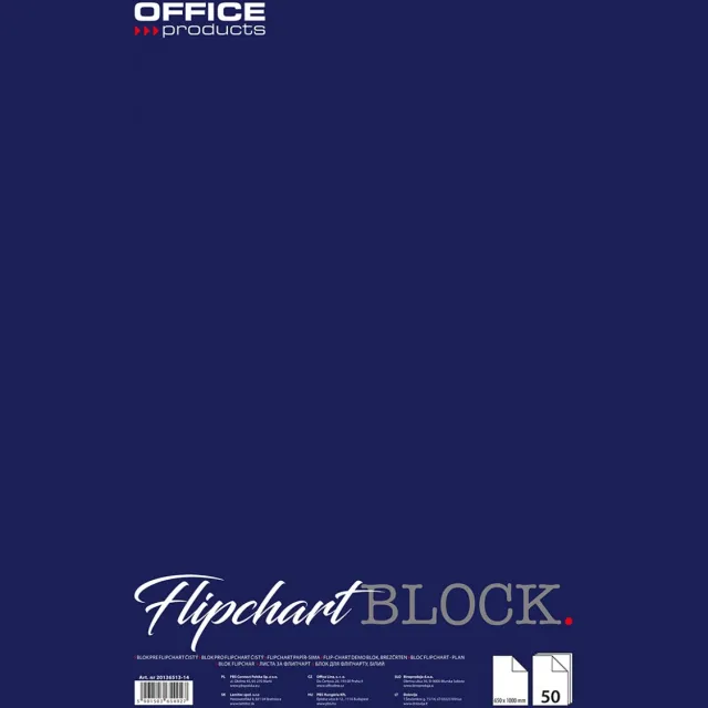 Office Products flip-overblok, 65 x 100 cm, 50 vel