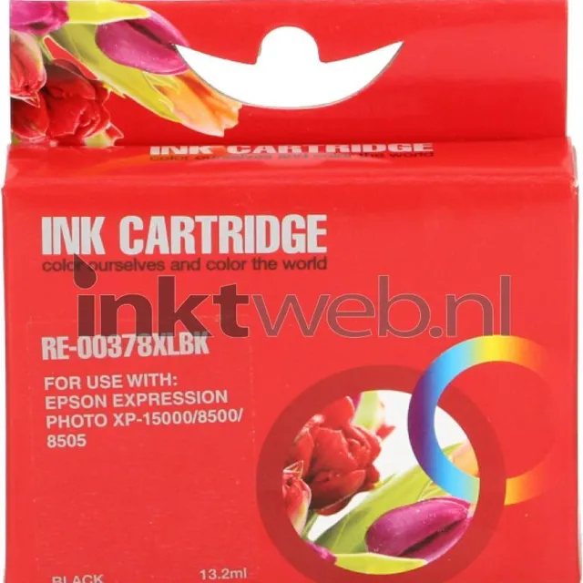 FLWR Inktcartridge / 378XL / Zwart - Geschikt voor Epson