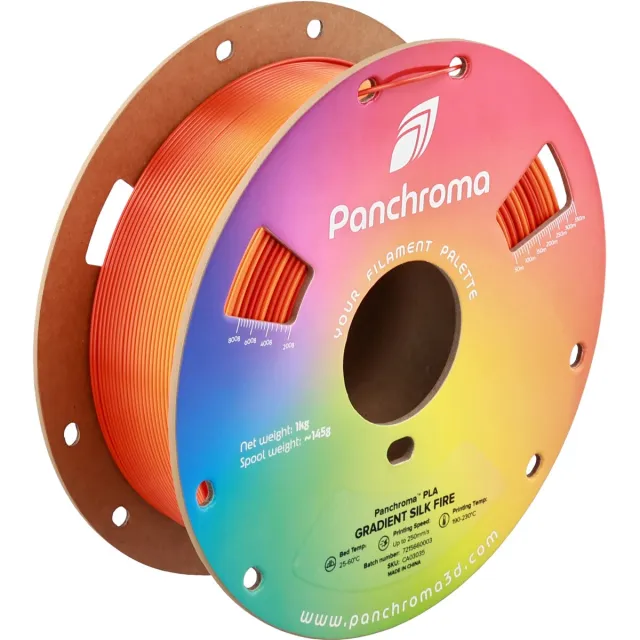 Polymaker PolyLite Panchroma Silk Gradient PLA 1kg 1,75mm Fire