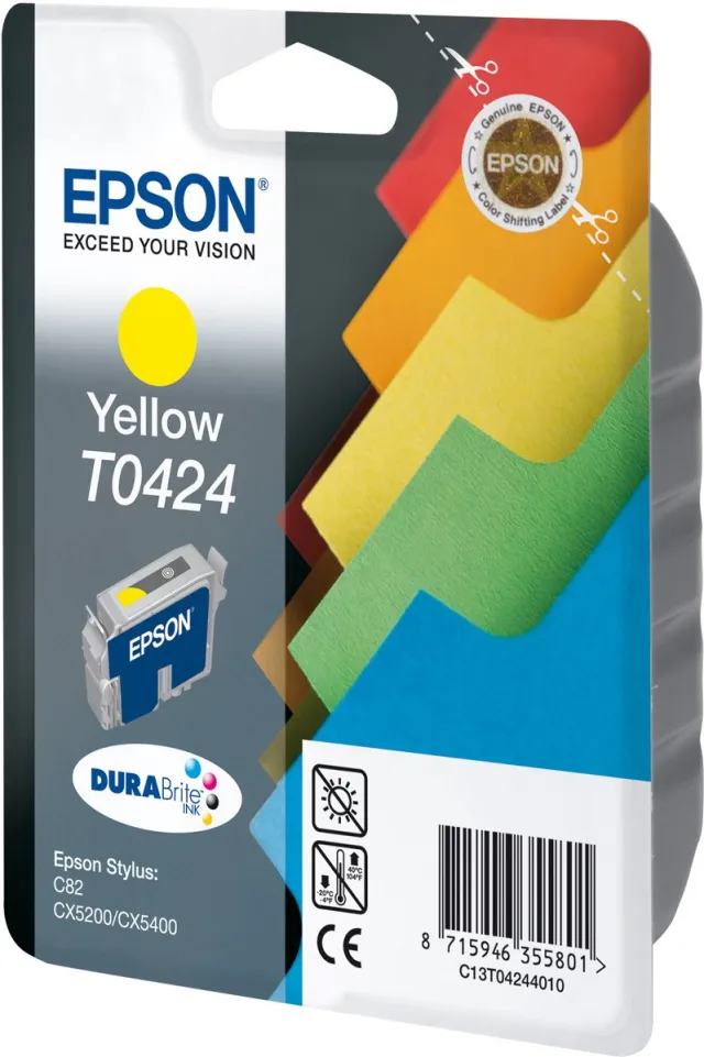 Epson T0424 - Inktcartridge / Geel