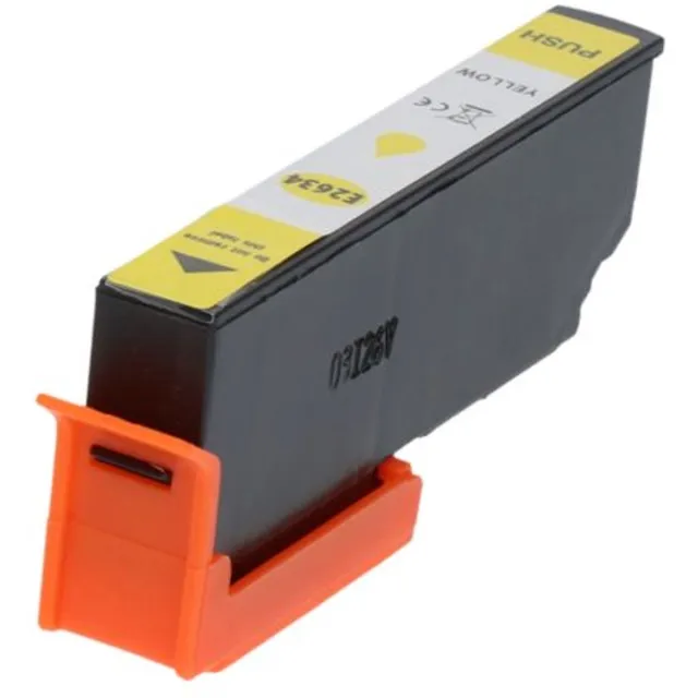 PrintAbout huismerk Inktcartridge 26XL (C13T26344012) Geel Hoge capaciteit geschikt voor Epson
