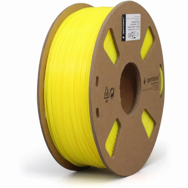 Gembird 3D ABS Filament 1.75 mm - Fluor Geel 1 kg Fluoriscerend Geel