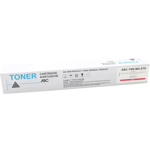 ABC huismerk toner magenta geschikt voor Sharp MX62GTMA MX-6240N MX-6580N MX-7040N MX-7090N MX-7580N MX-8090N