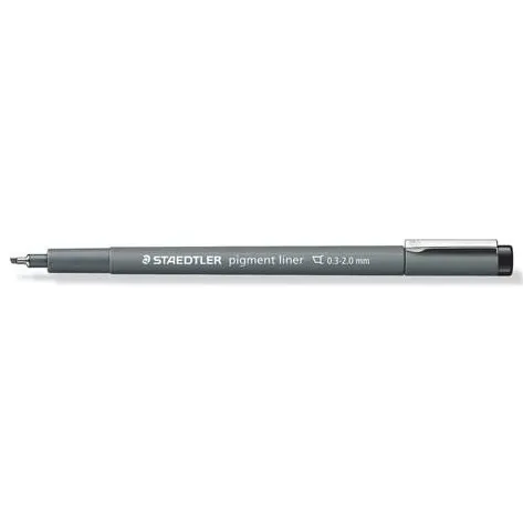 Staedtler Fineliner Staedtler Pigment 308 zwart 0.3-2.0mm