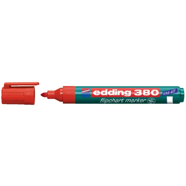 Edding Viltstift edding 380 flipover rond 1.5-3mm rood