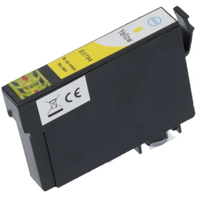 PrintAbout huismerk Inktcartridge T079 (C13T07944010) Geel geschikt voor Epson