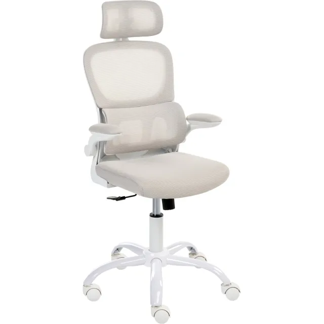 Beliani SOLIS - Bureaustoel - Beige - Mesh