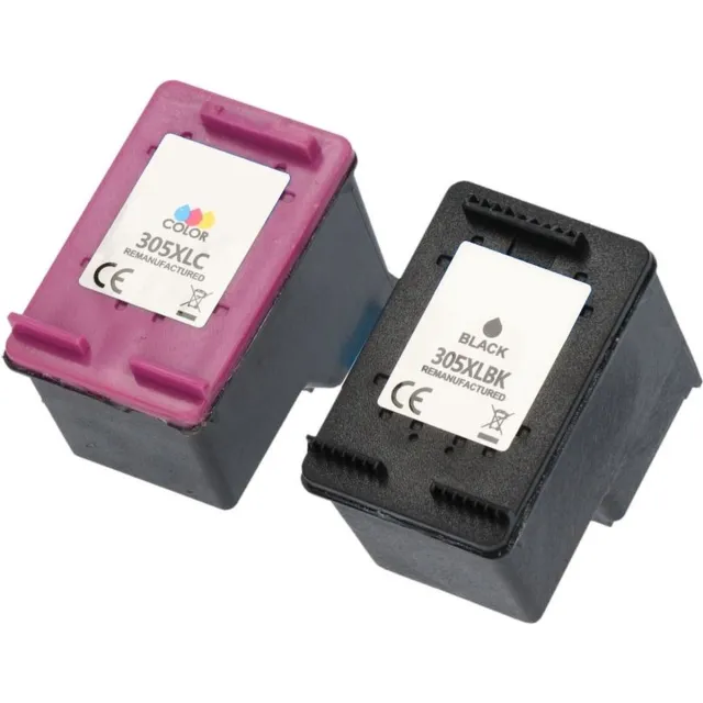 InktDL Huismerk geschikt voor HP 305XL Inktcartridges - Geschikt voor DeskJet 2710 - 2720 - 2724 - Envy 6010 - 6020 - 6032 - 6420 Multipack Zwart + Kleur