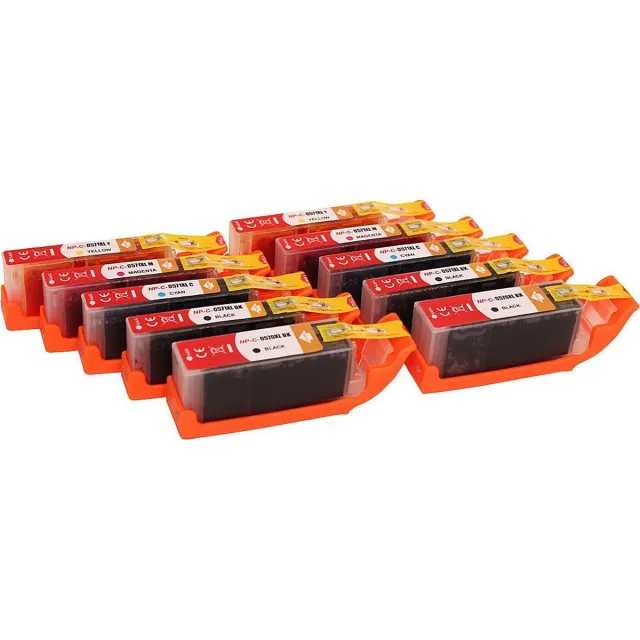 ABC Set 10x ABC huismerk inkt cartridge geschikt voor Canon 570XL 571XL PGI-570XL CLI-571XL Pixma MG-5750 MG-6850 MG-6851 MG-6852 MG-6853 MG-7750 MG-7751 MG-7752 MG-7753 TS-5050 TS-5051 TS-5052 TS-5053 TS-5055 TS6050 Set 10 stuks
