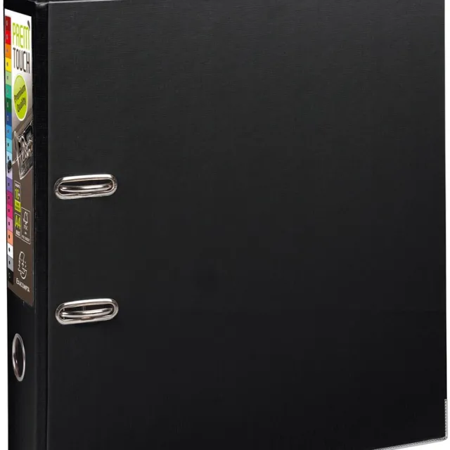 Exacompta ordner Prem'Touch, ft A4 maxi, rug van 8 cm, zwart