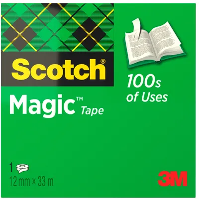 Scotch Plakband Scotch Magic 810 12mmx33m onzichtbaar mat