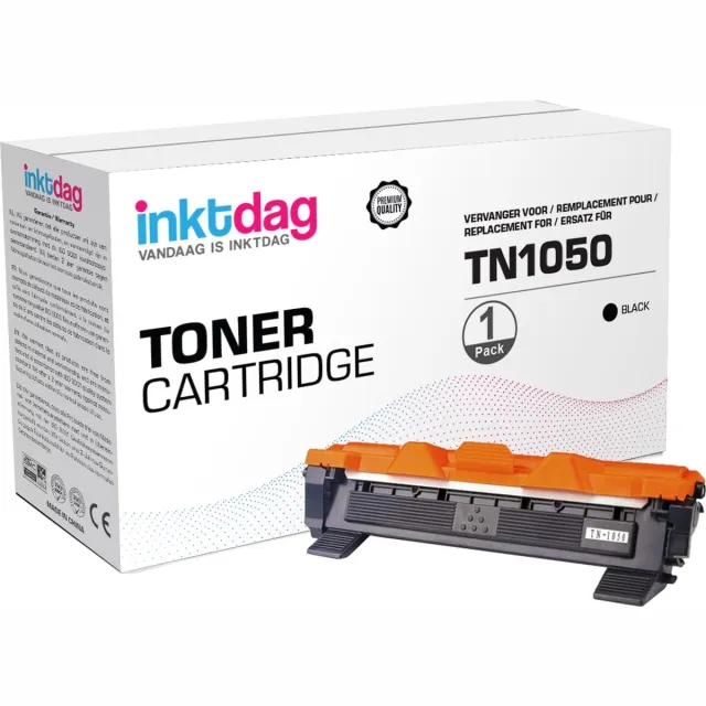inktdag huismerk Brother TN1050 / TN-1050 zwart toner cartridge (1 stuk) geschikt voor printers Brother DCP-1510 , DCP-1511, DCP-1512 , DCP-1610 W , DCP-1612 W , HL-1110 , HL-1111 , HL-1112 , HL-1210W, HL-1212W, MFC-1810, MFC-1811, MFC-1910 W