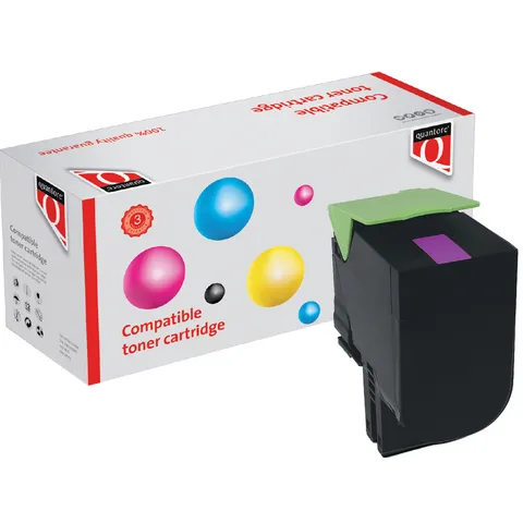Quantore Tonercartridge Quantore alternatief tbv Lexmark 24B6009 rood