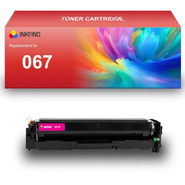 INKFIND 067 Magenta tonercartridge compatibel met Canon 067 Magenta toner cartridge - 1-pack Magenta Magenta x 1