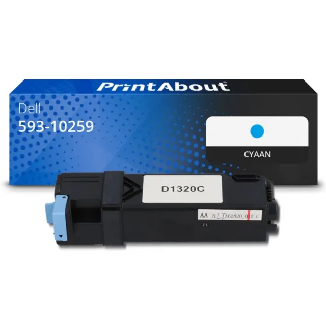PrintAbout Dell KU051 (593-10259) toner cyaan