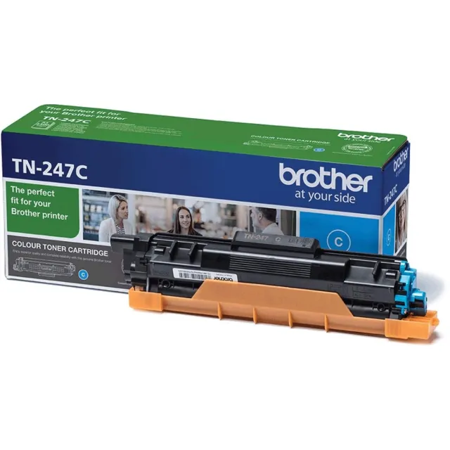 Brother toner, 2.300 pagina's, OEM TN-247C, cyaan 4 stuks