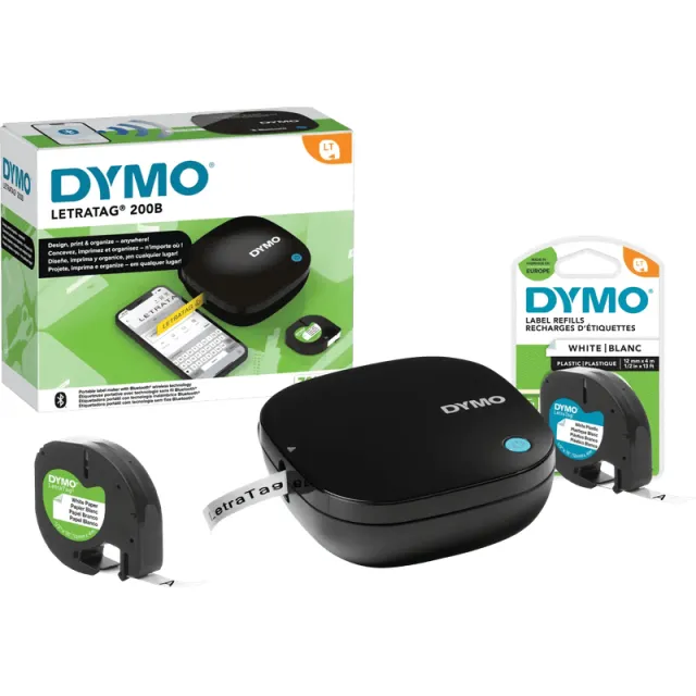Dymo LetraTag 200B Bluetooth Labelprinter + 1 extra label