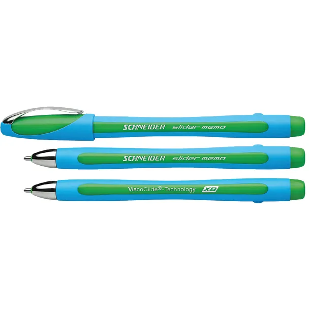 Schneider Balpen Schneider Slider Memo extra breed groen