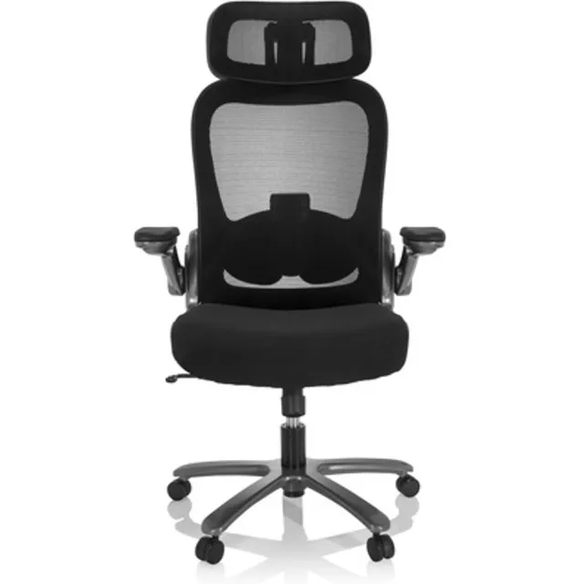 hjh office Zware stoelen / Bureaustoel INSTRUCTOR T I PRO Titan XXL Netstof / Stof zwart hjh OFFICE