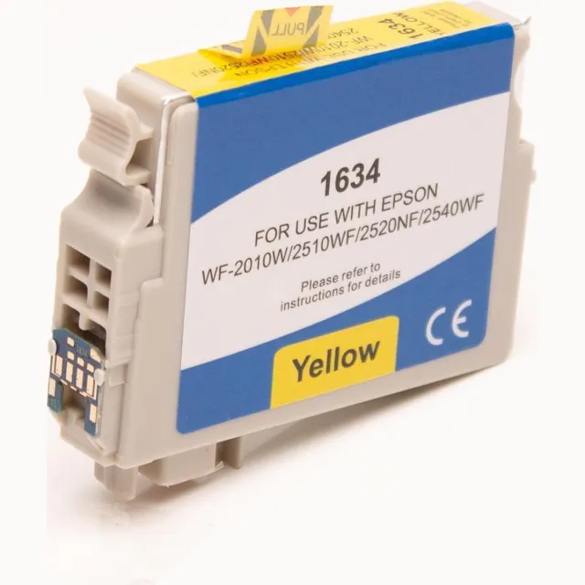 inkmaster Premium Huismerk cartidge voor Epson T1634 16 XL Y Yellow voor Epson Workforce 2010W, 2510WF, 2520NF, 2530WF, 2540WF, 2630WF, 2650WF, 2660WF, 2750DWF, 2760DWF