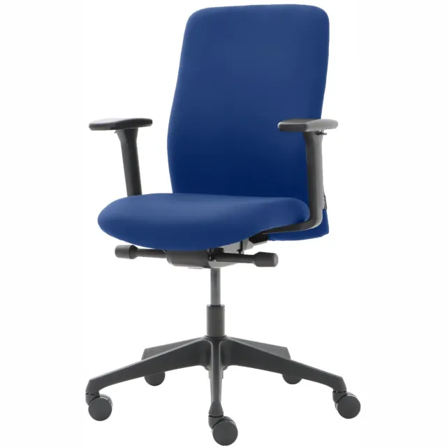 Game Hero Office Hero® Pharaoh Ergonomische Bureaustoel - Bureaustoelen voor Volwassenen - Verstelbaar - Blauw - Stof - Gemonteerd geleverd