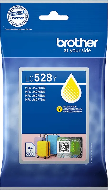Brother LC-528 cartridge geel