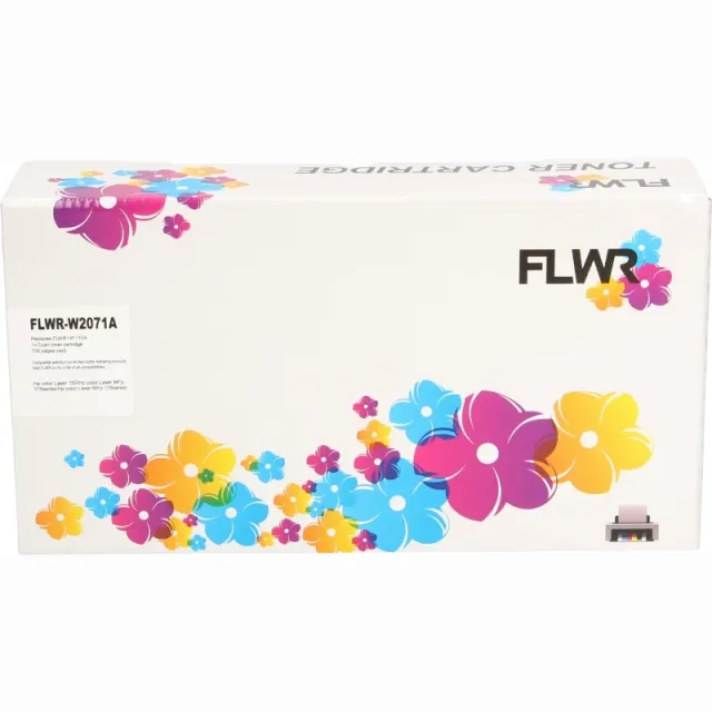 FLWR HP 117A cyaan (Huismerk (compatible))