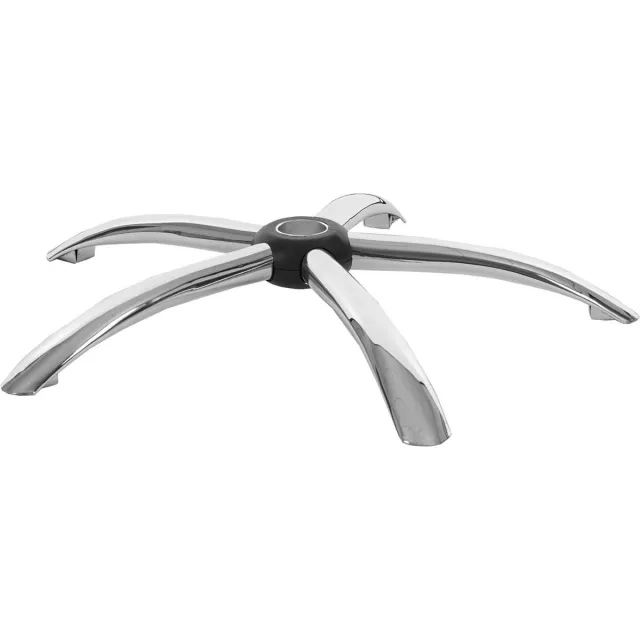 MCW Onderstel 65cm, draaistoel bureaustoel directiestoel, gat chroom Ø5cm