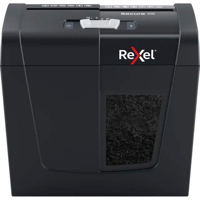 Rexel Secure papiervernietiger X6 zwart