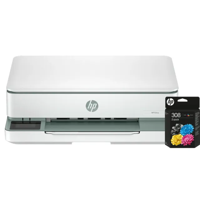 Hp ENVY 6130e + 1 set extra cartridges