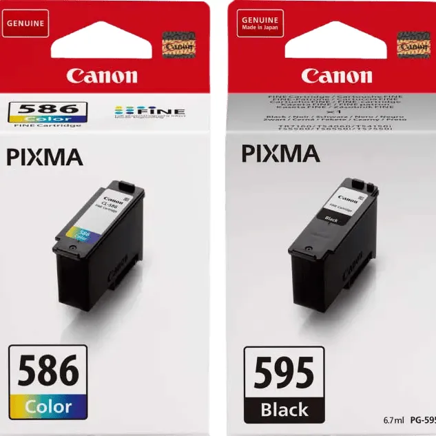 Canon PG-595 + CL-586 Cartridge Combo Pack