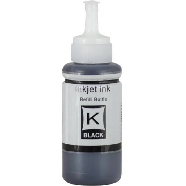 Inktkeuze T6641/T6731 Zwart Huismerk Inktfles 100ml | C13T664140 | Geschikt voor Epson EcoTank ET-2500/ET-2550/ET-2600/ET-2610/ET-2650/ET-3600/ET-4500/ET-4550/ET-14000/ET-16500/ET-L300/ET-L355/ET-L555/ET-L810/ET-L850/Epson L800/L801/L805/L1800