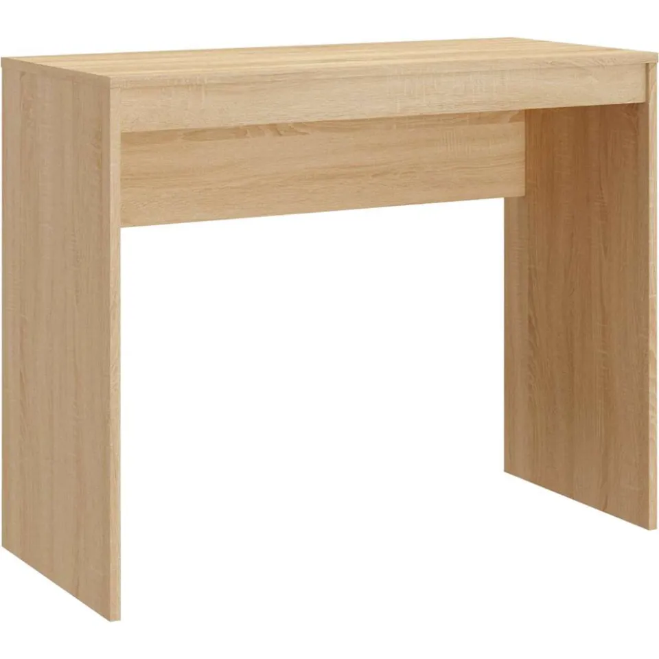 vidaXL Bureau 90x40x72 cm bewerkt hout sonoma eikenkleurig