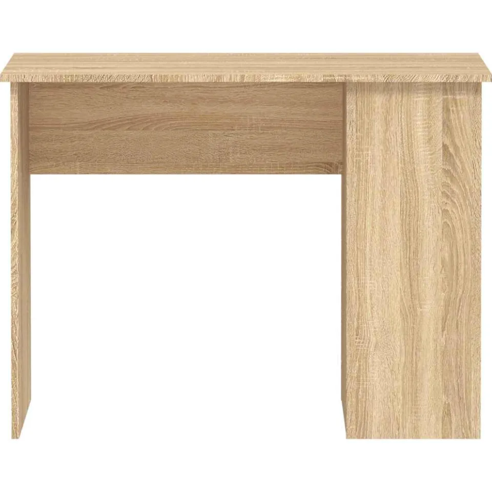 vidaXL Bureau 100x55x75 cm bewerkt hout sonoma eikenkleurig