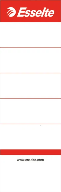 Esselte Rugetiket Esselte breed 50x158mm karton wit 100 stuks