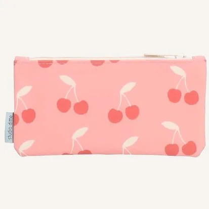 Sticky Lemon Studio Ditte | pencil case | cherries pink Roze