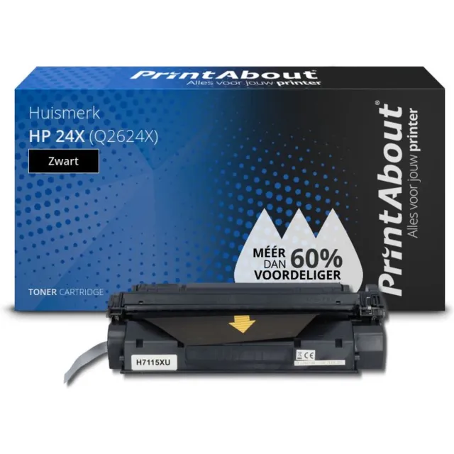 PrintAbout Alternatief voor de HP Q2624A (nr 24A) / zwart