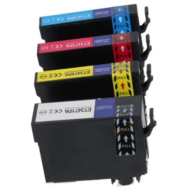 PrintAbout Huismerk Epson 34XL (C13T34764010) Inktcartridge 4-kleuren Voordeelbundel Hoge capaciteit
