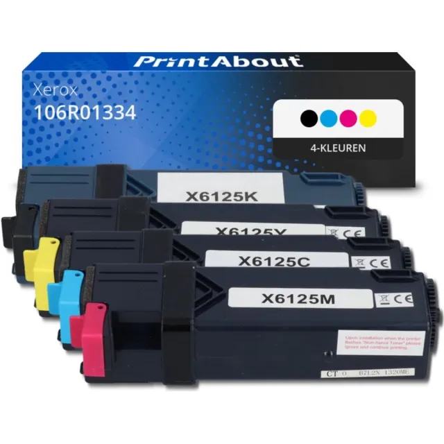 PrintAbout Alternatief voor de Xerox 106R01334 / 4 Kleuren 4-kleuren