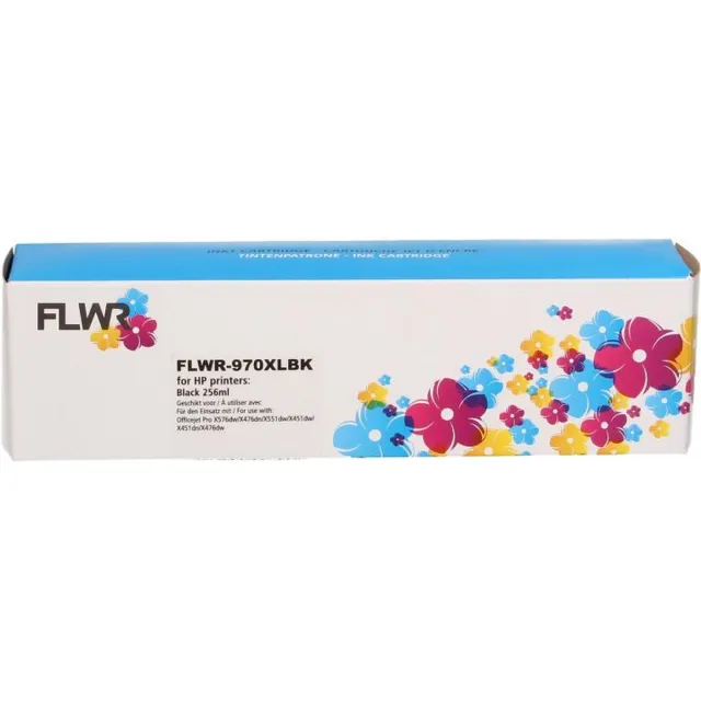 FLWR Inktcartridge / 970XL / Zwart - Geschikt voor HP