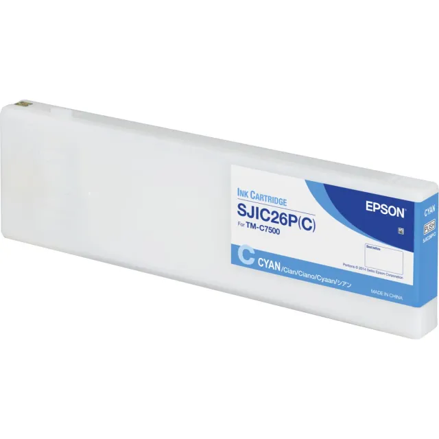 Epson SJIC26P Inkt cartridge Cyaan voor ColorWorks C7500